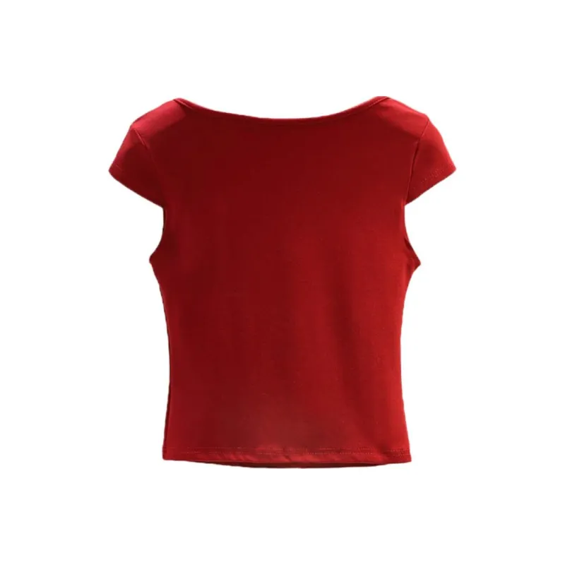 SLEEP AT 11 T Shirts Women's Red-1