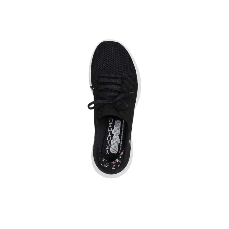 Skechers Ultra Flex 3.0 Low Top Casual Shoes Women's Black-2