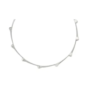 GUCCI 925 Sterling Silver Necklaces Unisex Silver