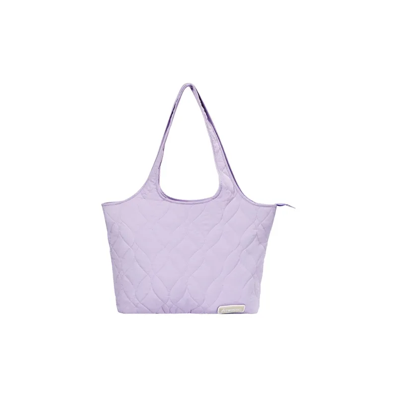Kawasaki Blue And White Porcelain Series Fabric Shoulder Bag Women's Cloud Purple/Cloud Black/Cloud White-0