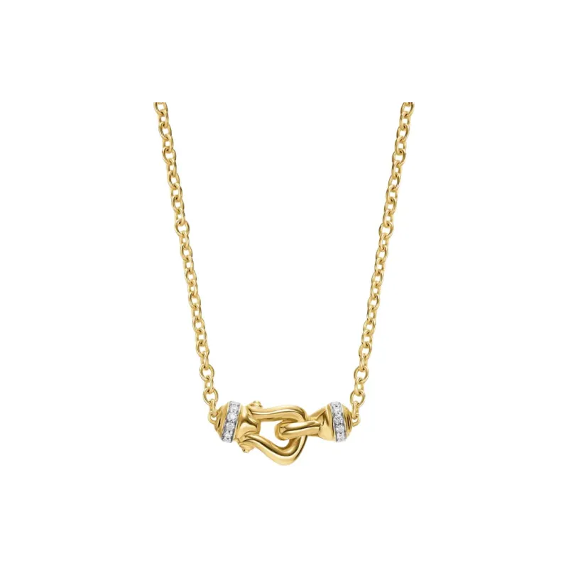 David Yurman Diamond Necklaces Women's Gold-0