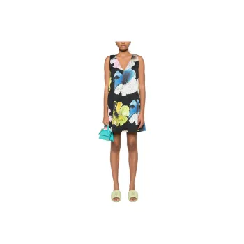 STINE GOYA Watercolor Bloom Mini Dress