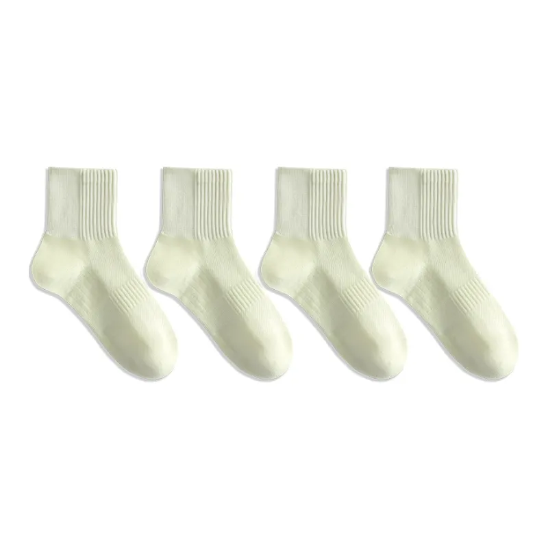 MIANWUQI Mid Calf Socks Women's-20