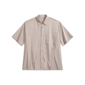 PEACEBIRD MEN Shirts Men Peach Pink Red 1