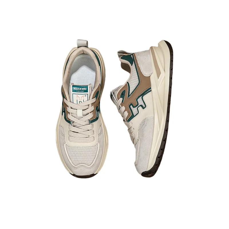 Huanwei Cushioning Abrasion Resistant Breathable Low Top Casual Shoes Men's-4