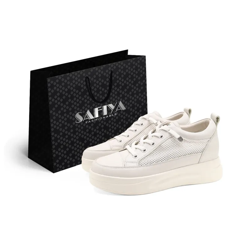 Safiya Low Top Skateboard Shoes Women's Ecru-0