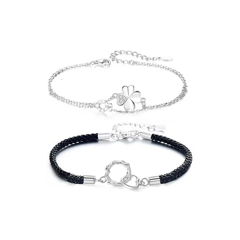 JOYDINNY Alloy Rope Bracelets Unisex-0