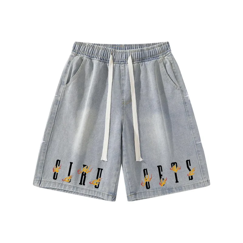 Colorful Creations Denim Shorts Men's-4