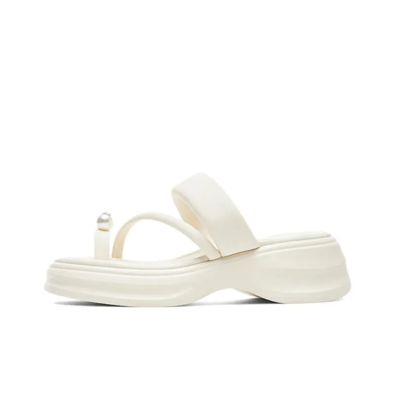 AGSDON Slide Slippers Women's Silver-7