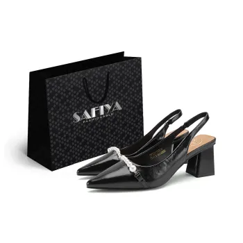 Safiya Chunky Heel One Strap Sandals Women's