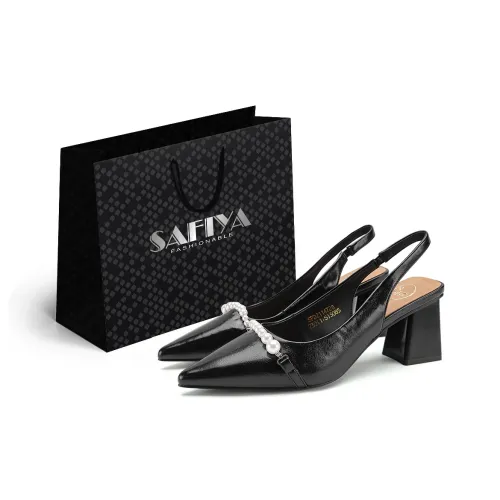 Safiya Chunky Heel One Strap Sandals Women's