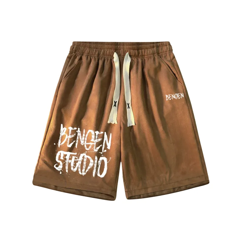 BENGEN Casual Shorts Unisex-8