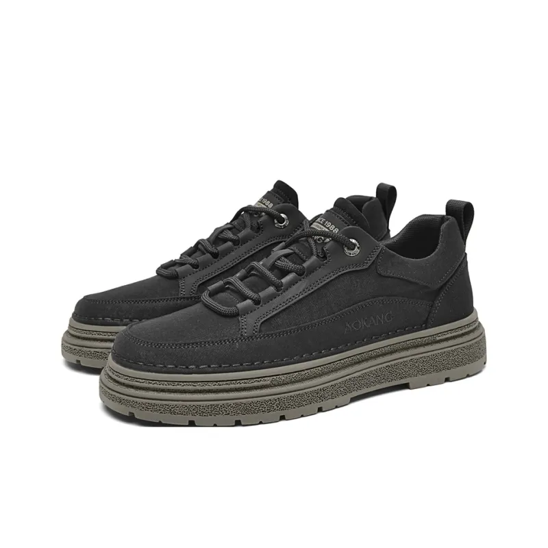AOKANG Fashion Classics Series Anti Slip And Wear Resistant Height Increasing Low Top Skateboard Shoes Men's-10