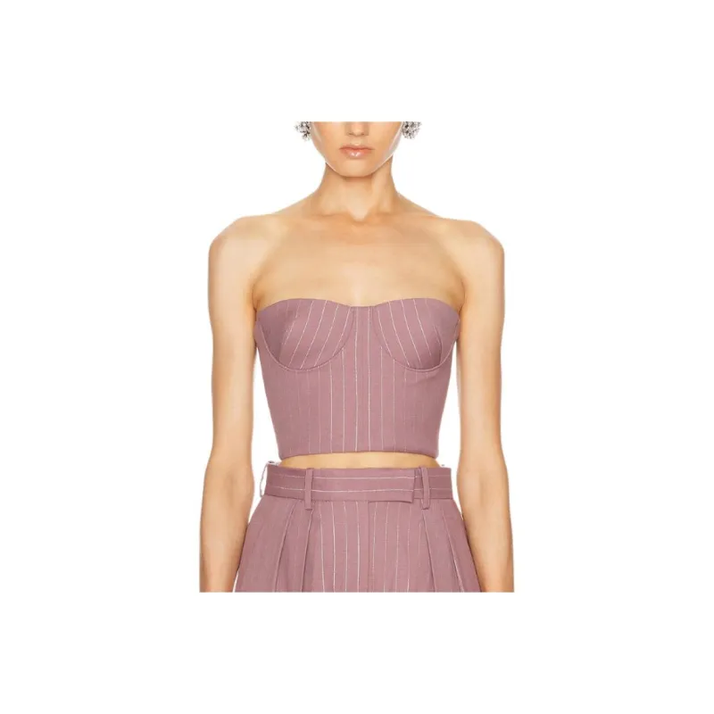Alex Perry Strapless Top Women's Light Purple-0
