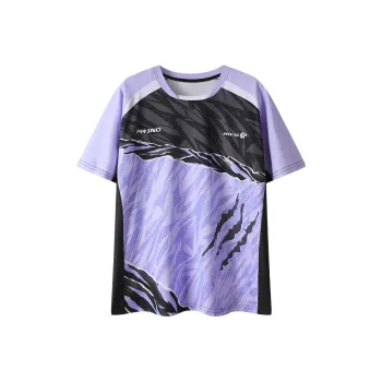 P.R IND Badminton Jersey Unisex Purple Tiger