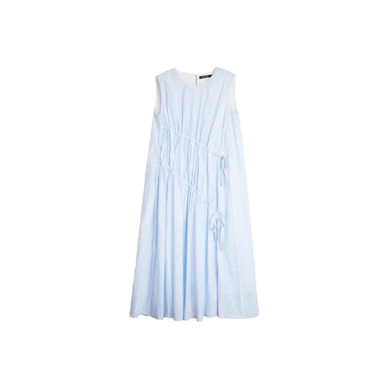 ELLE Sleeveless Dresses Women's Stripes-0