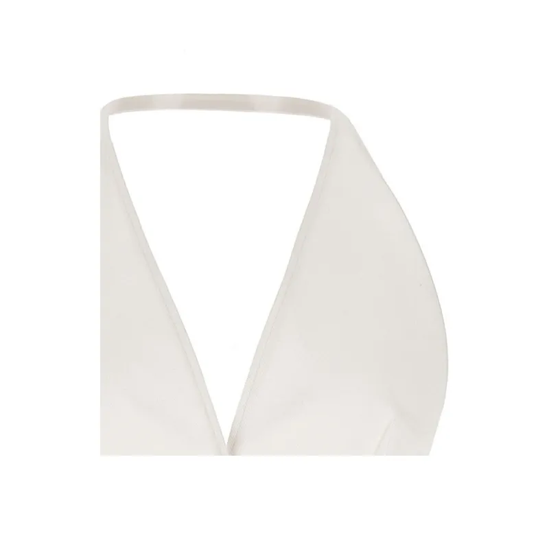 MaxMara Ancona V Neck Belted Sleeveless Dress-2