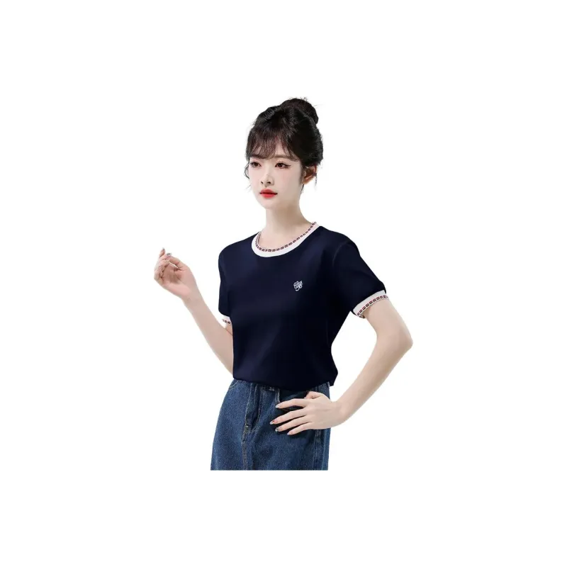 Flowers In Water Regular T Shirt Women's-8