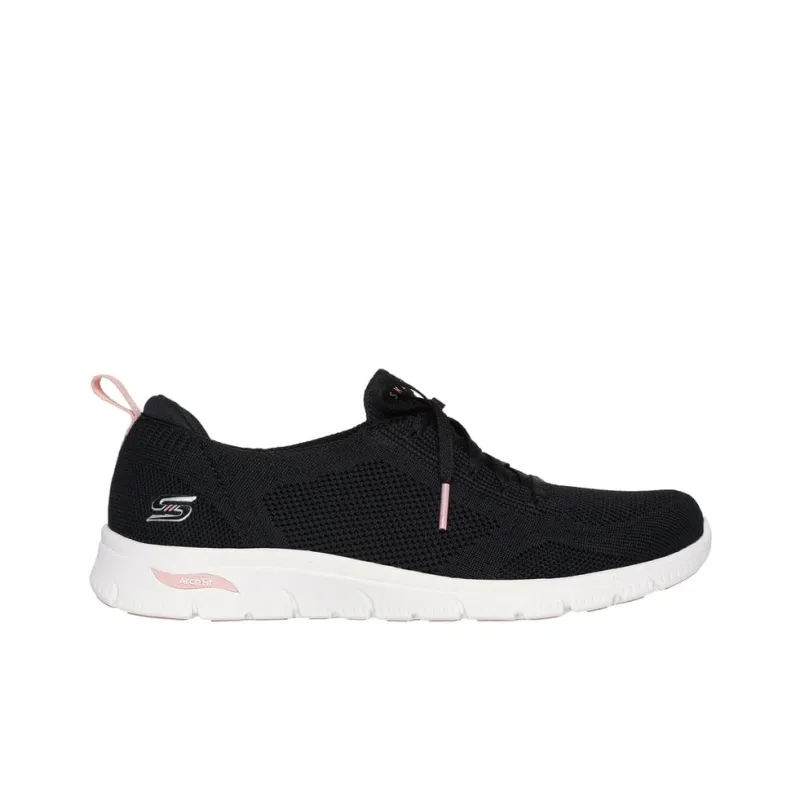 Skechers ArchFit Low Top Casual Shoes Women's Black-1