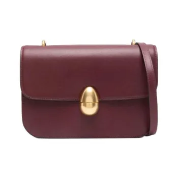 NEOUS Leather Crossbody Bag, Shoulder Bag Women's Burgundy Red