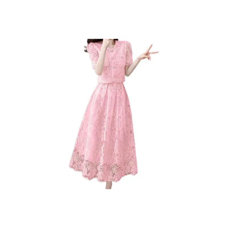 Dior Beauty Two Piece Skirt Sets Women's-5