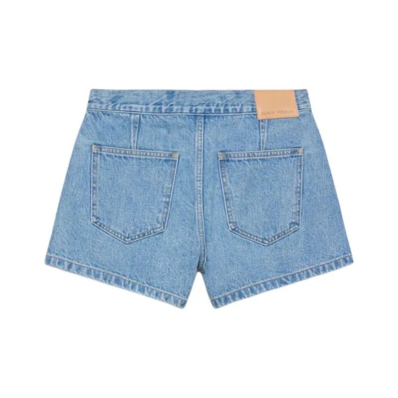 ARITZIA SS25 Denim Forum The '90s Vintage Mini Denim Skort Denim Shorts Women's-1