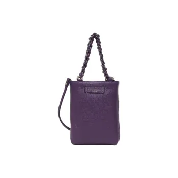 GIANNI CHIARINI Leather One Shoulder Handbag Women's Purple