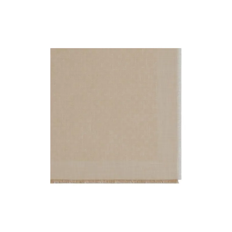 GUCCI Wool, Silk, Cotton Shawls Women's Beige-2