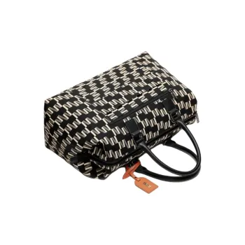 SEPTWOLVES Fabric One Shoulder Handbag Tubas Unisex Black