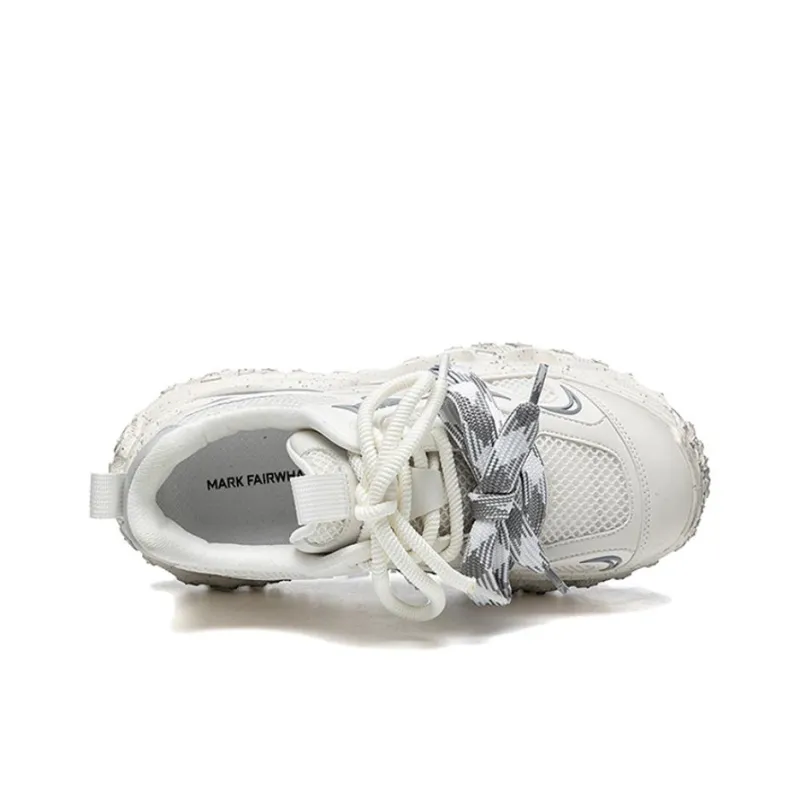 FAIRWHALE Casual Shoes Unisex Low Top White-4