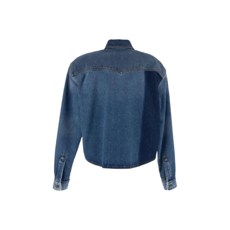 PHILOSOPHY DI LORENZO SERAFINI Denim Jacket Women's Blue-1