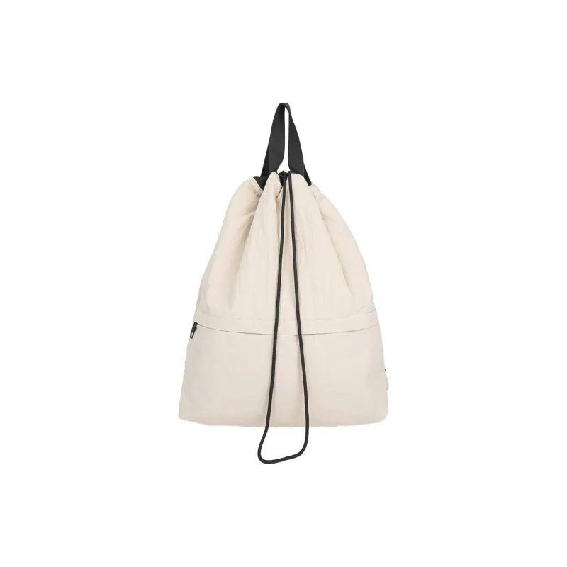 GOBLIN SHARKS 1759 Nylon Backpack Unisex White/Black-0