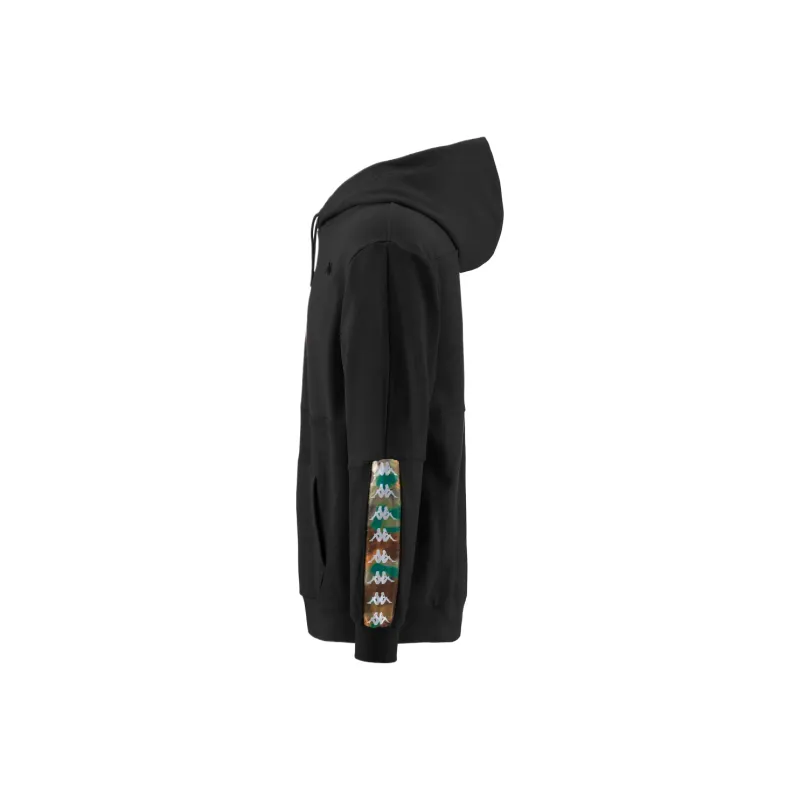 Kappa Sweatshirt Men's Black Dark Gray-2