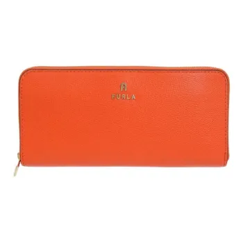 Furla Leather Wallet Women's Orange