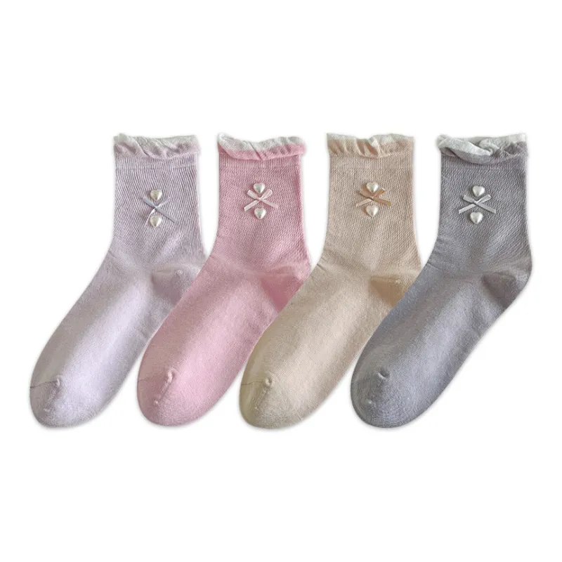 AUGUST Mid Calf Socks Women's 4 Pack-0