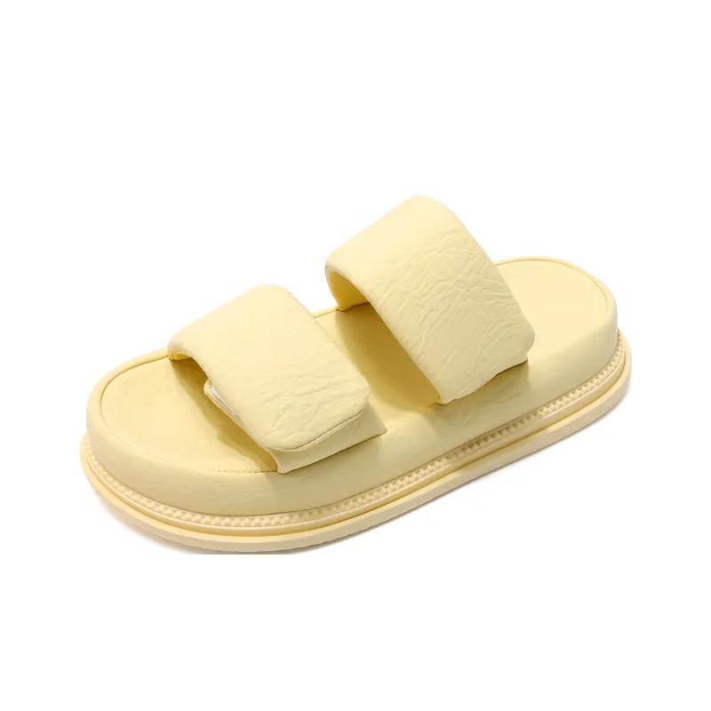 Be Good Rubber Sole Stitching Slip Resistant Abrasion Resistant Slide Slippers Women's-7