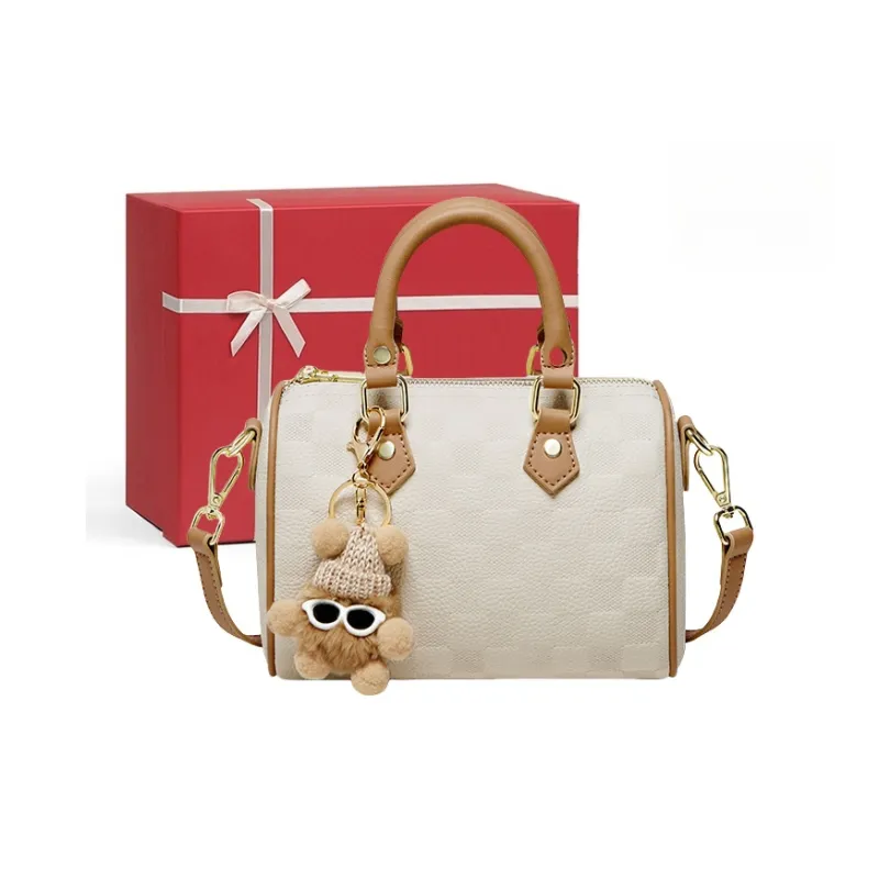 CNNCOO Cow Leather Boston Bag, Shoulder Bag, Crossbody Bag, Handbag Regular Women's Multicolor-0