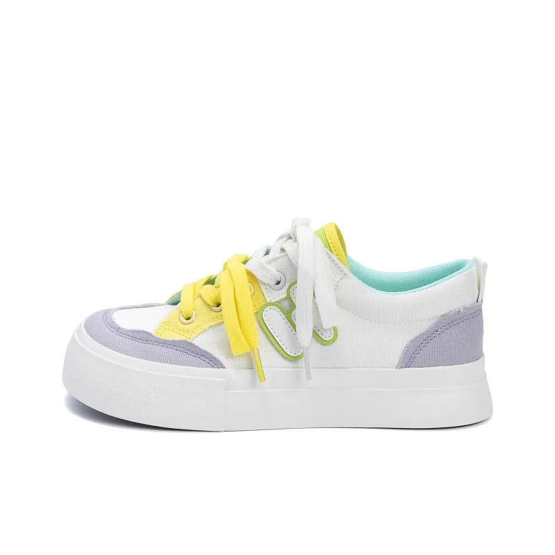 HUANQIU Breathable, Lightweight Coverage Low Top Canvas Shoes Women's-5