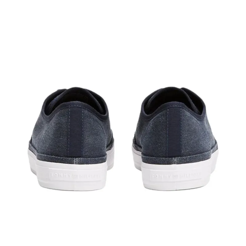 Tommy Hilfiger Trainers Low Top Skateboard Shoes Women's Dark Blue-4