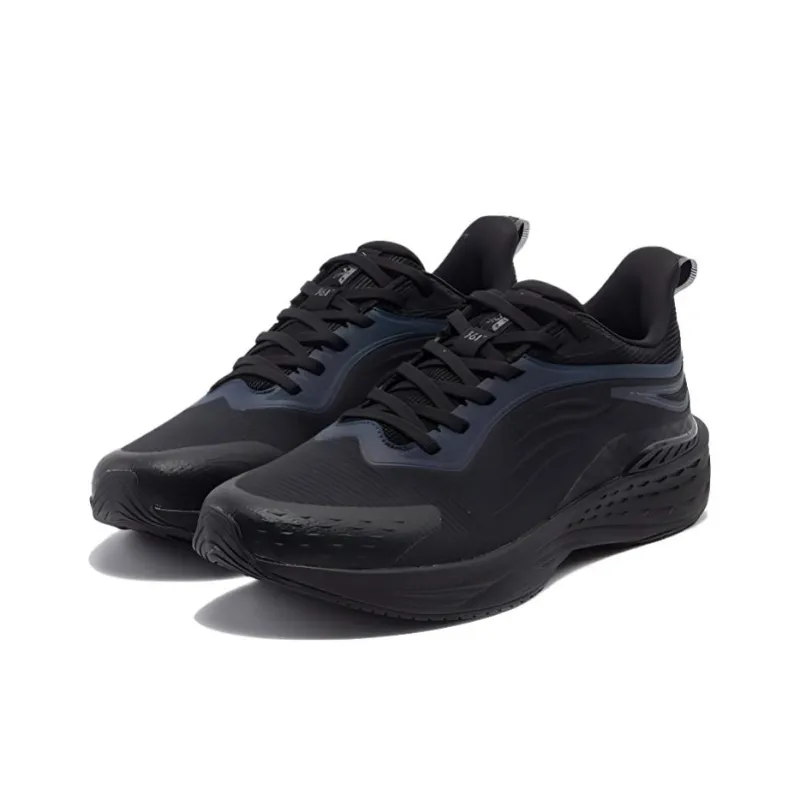 361° FlyFish Cushioning, Wear Resistant Low Top Running Shoes Men's Black-2