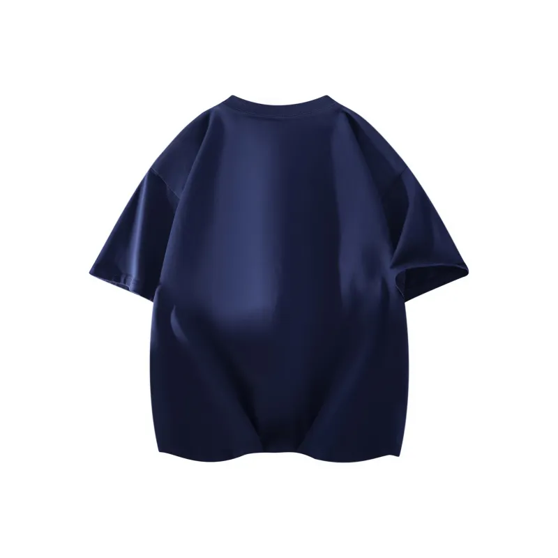 SOIE T-Shirts Unisex Navy Blue-1