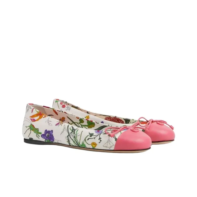 GUCCI Casual Single Shoes Women's Pink-2