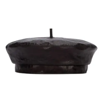 DIOR Calfskin Berets Women's Black