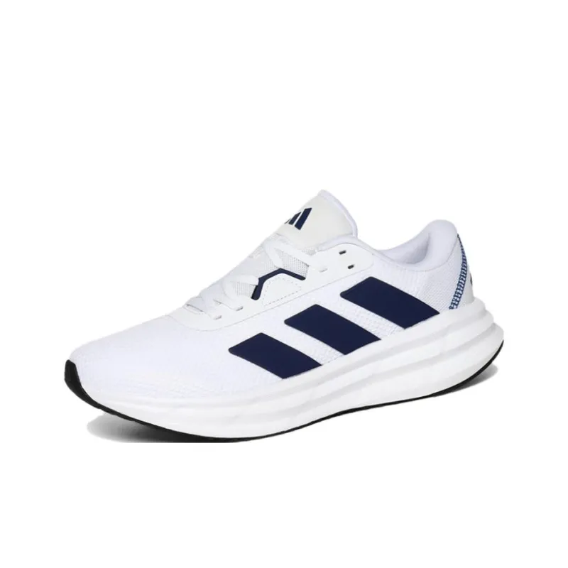 Adidas Galaxy 7 Cushioning, Wear Resistant Low Top Casual Running Shoes Men's White-2