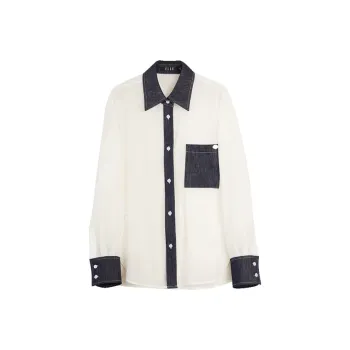 ELLE Shirts Women's Ecru