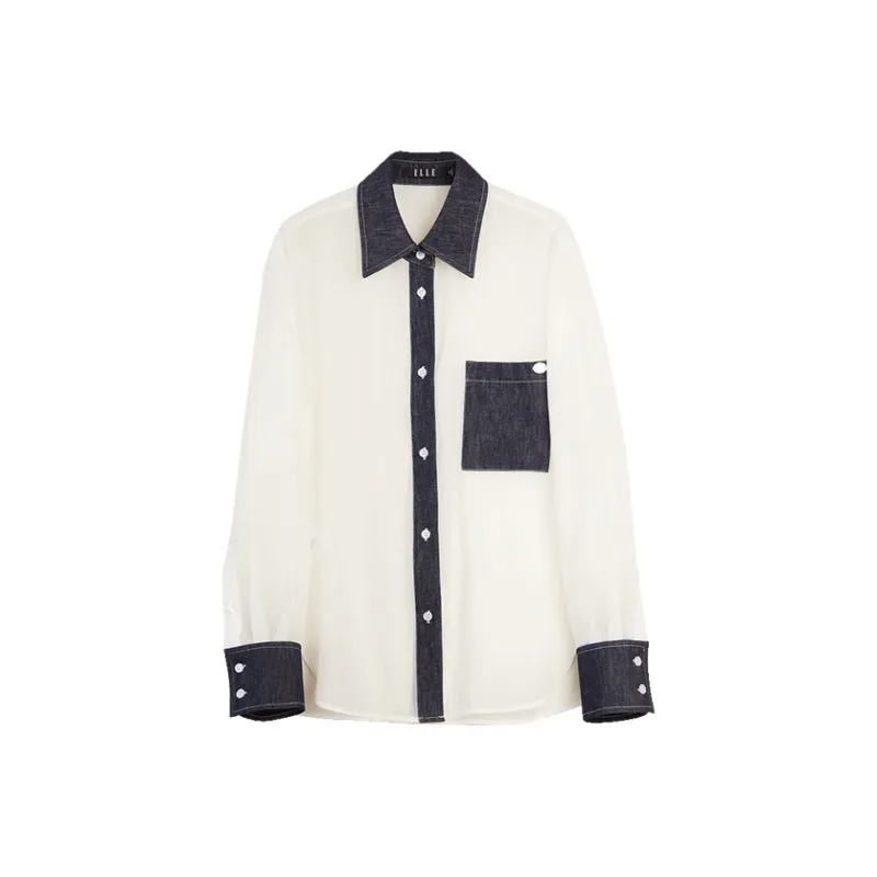 ELLE Shirts Women's Ecru-0