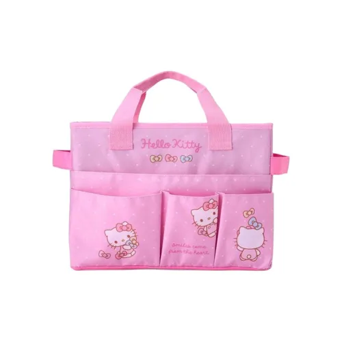 Sanrio Pieces Kitty Canvas Bag Travel Storage Bag Women's Pink