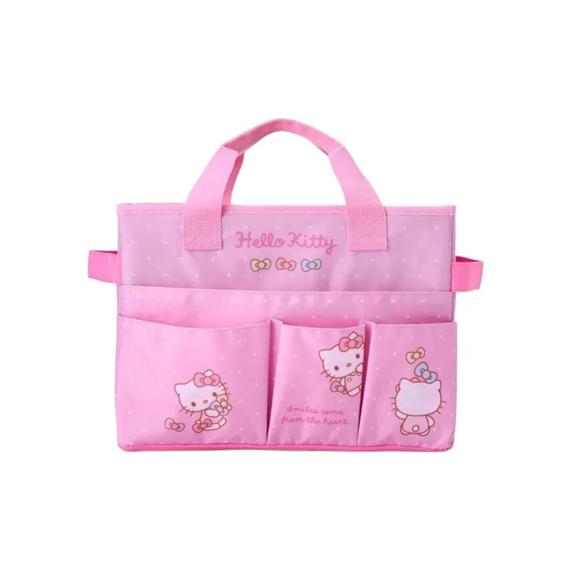 Sanrio Hello Kitty Canvas Bag Travel Storage Bag Women's Pink-0