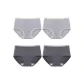 4-Pack (2 Heather Gray+2 Dark Gray)