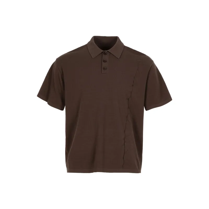 ORANGE DRAGON 2025 Summer Polo Shirt Unisex Dark Brown-0